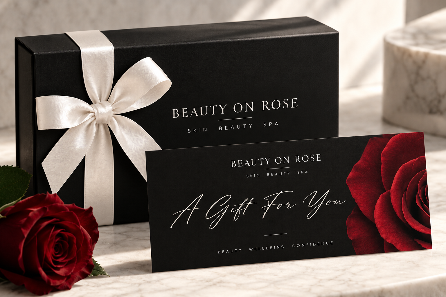 Beauty on Rose gift packaging