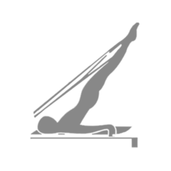 Pilates Icon In Grey Pilates Icon In Grey
